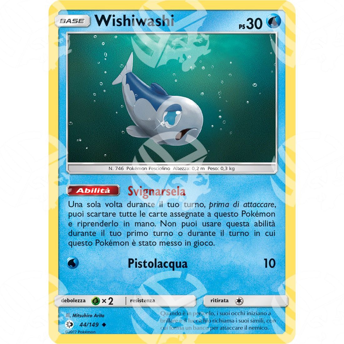 Sole & Luna - Wishiwashi - 44/149 - Warcard - Sole & Luna - Wishiwashi - 44/149 i prezzi più bassi sul mercato, solo da www.warcardshop.com! Carte singole, box, buste e mazzi.