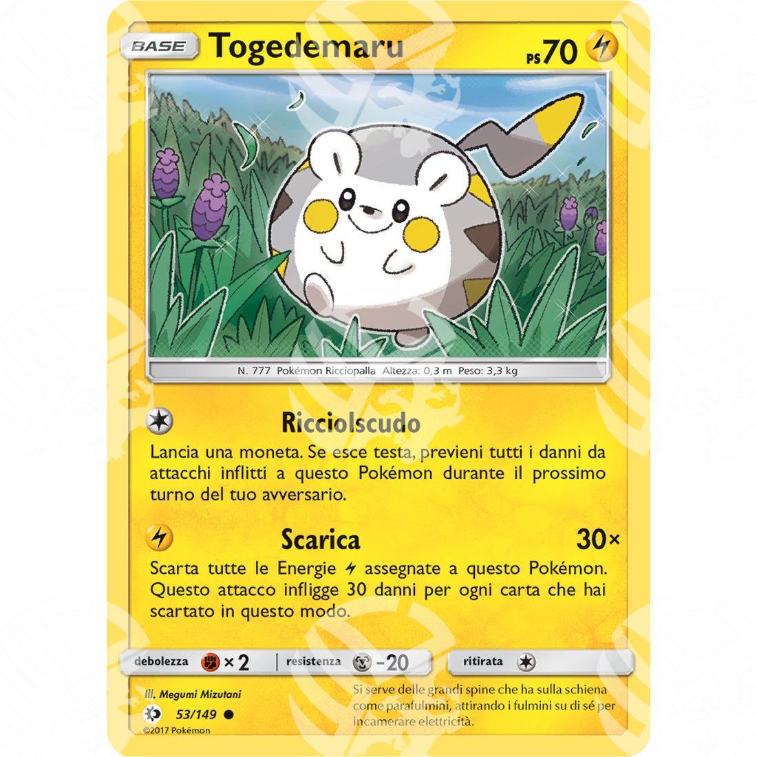 Sole & Luna - Togedemaru - 53/149 - Warcard - Sole & Luna - Togedemaru - 53/149 i prezzi più bassi sul mercato, solo da www.warcardshop.com! Carte singole, box, buste e mazzi.