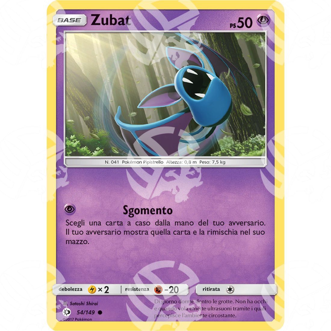 Sole & Luna - Zubat - 54/149 - Warcard - Sole & Luna - Zubat - 54/149 i prezzi più bassi sul mercato, solo da www.warcardshop.com! Carte singole, box, buste e mazzi.