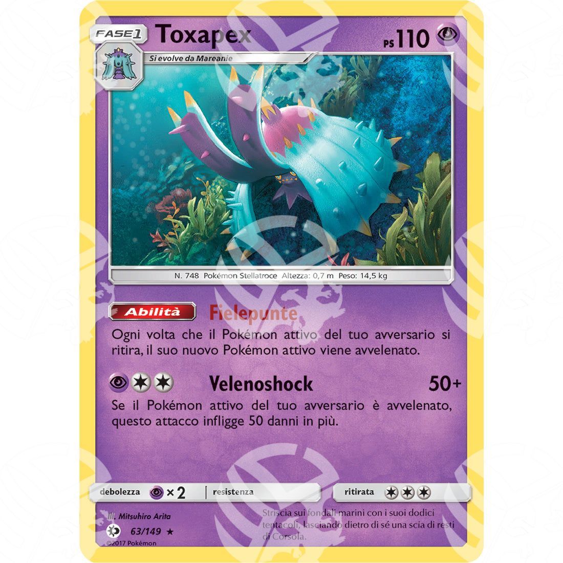 Sole & Luna - Toxapex - Holo Rare 63/149 - Warcard - Sole & Luna - Toxapex - Holo Rare 63/149 i prezzi più bassi sul mercato, solo da www.warcardshop.com! Carte singole, box, buste e mazzi.