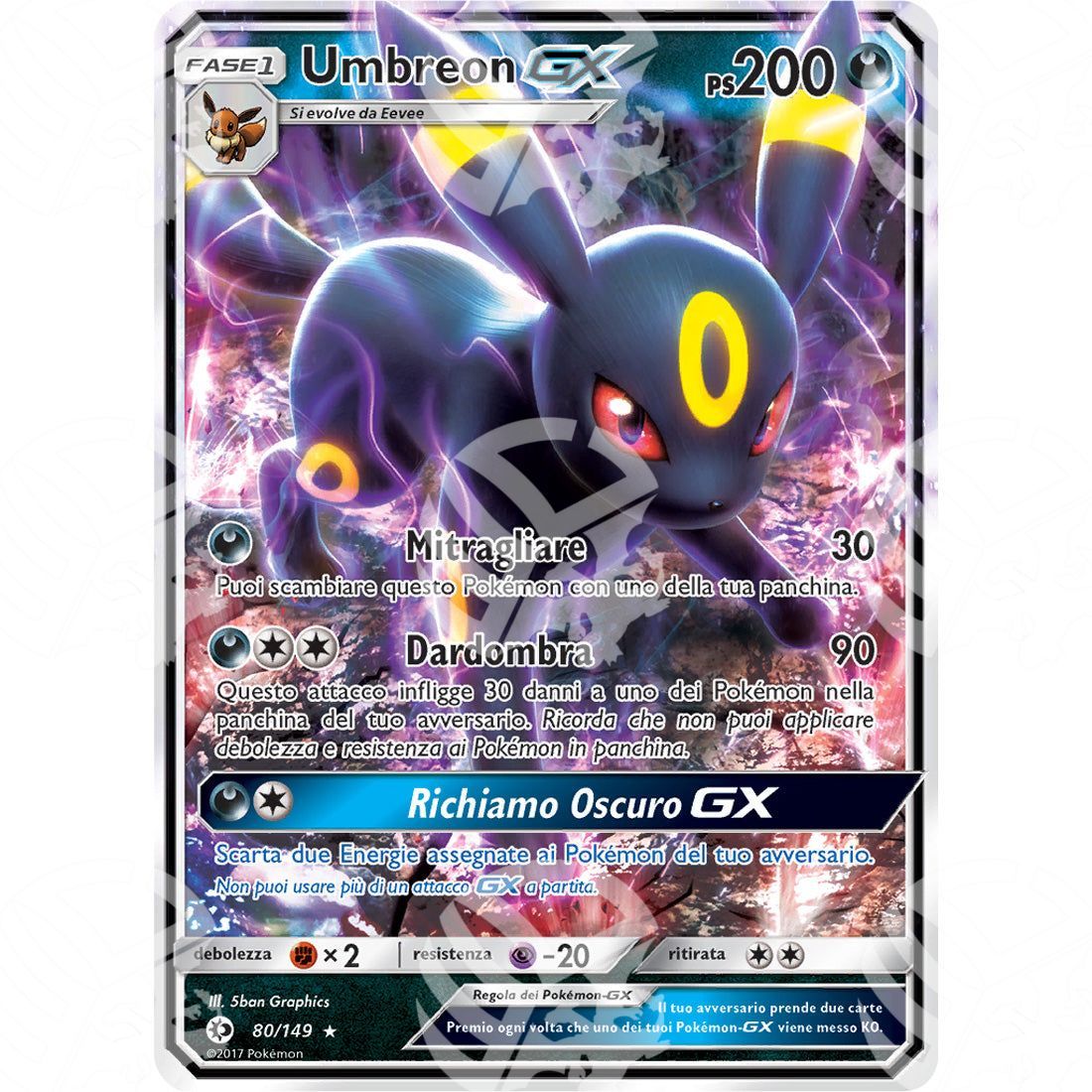 Sole & Luna - Umbreon GX - Holo Rare 80/149 - Warcard - Sole & Luna - Umbreon GX - Holo Rare 80/149 i prezzi più bassi sul mercato, solo da www.warcardshop.com! Carte singole, box, buste e mazzi.