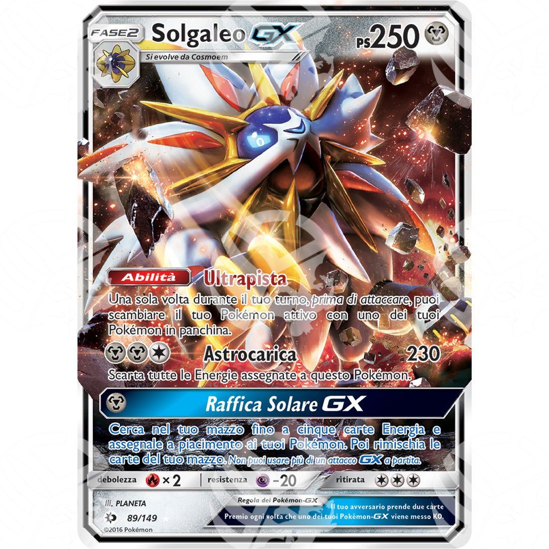 Sole & Luna - Solgaleo GX - Holo Rare 89/149 - Warcard - Sole & Luna - Solgaleo GX - Holo Rare 89/149 i prezzi più bassi sul mercato, solo da www.warcardshop.com! Carte singole, box, buste e mazzi.