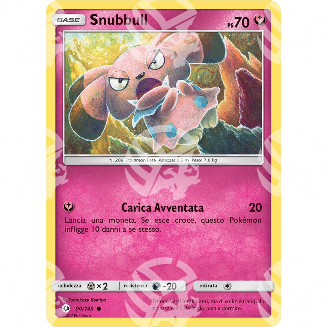Sole & Luna - Snubbull - 90/149 - Warcard - Sole & Luna - Snubbull - 90/149 i prezzi più bassi sul mercato, solo da www.warcardshop.com! Carte singole, box, buste e mazzi.