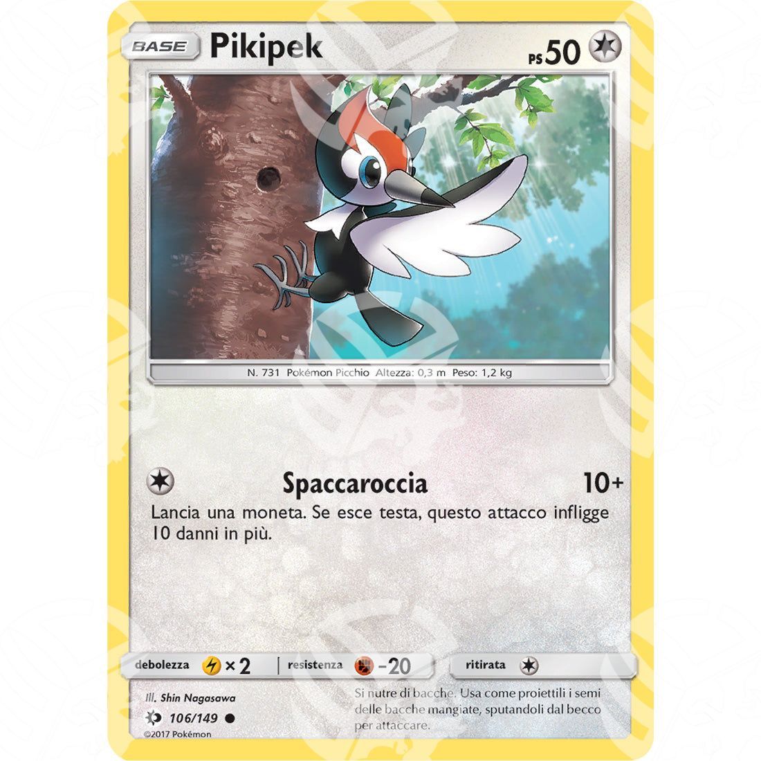 Sole & Luna - Pikipek - 106/149 - Warcard - Sole & Luna - Pikipek - 106/149 i prezzi più bassi sul mercato, solo da www.warcardshop.com! Carte singole, box, buste e mazzi.