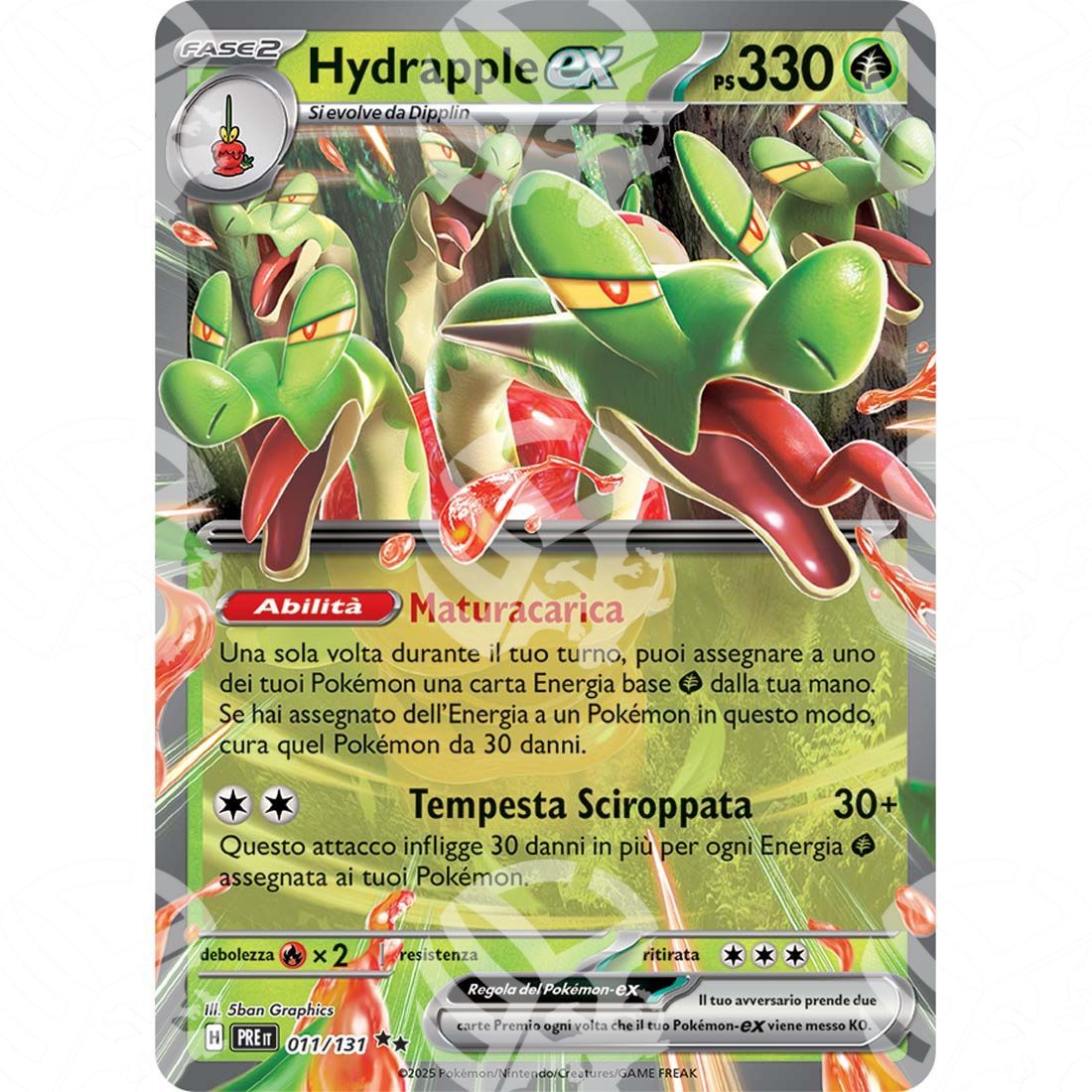 Evoluzioni Prismatiche - Hydrapple ex - Ultra Rare | 011/131 - Warcard