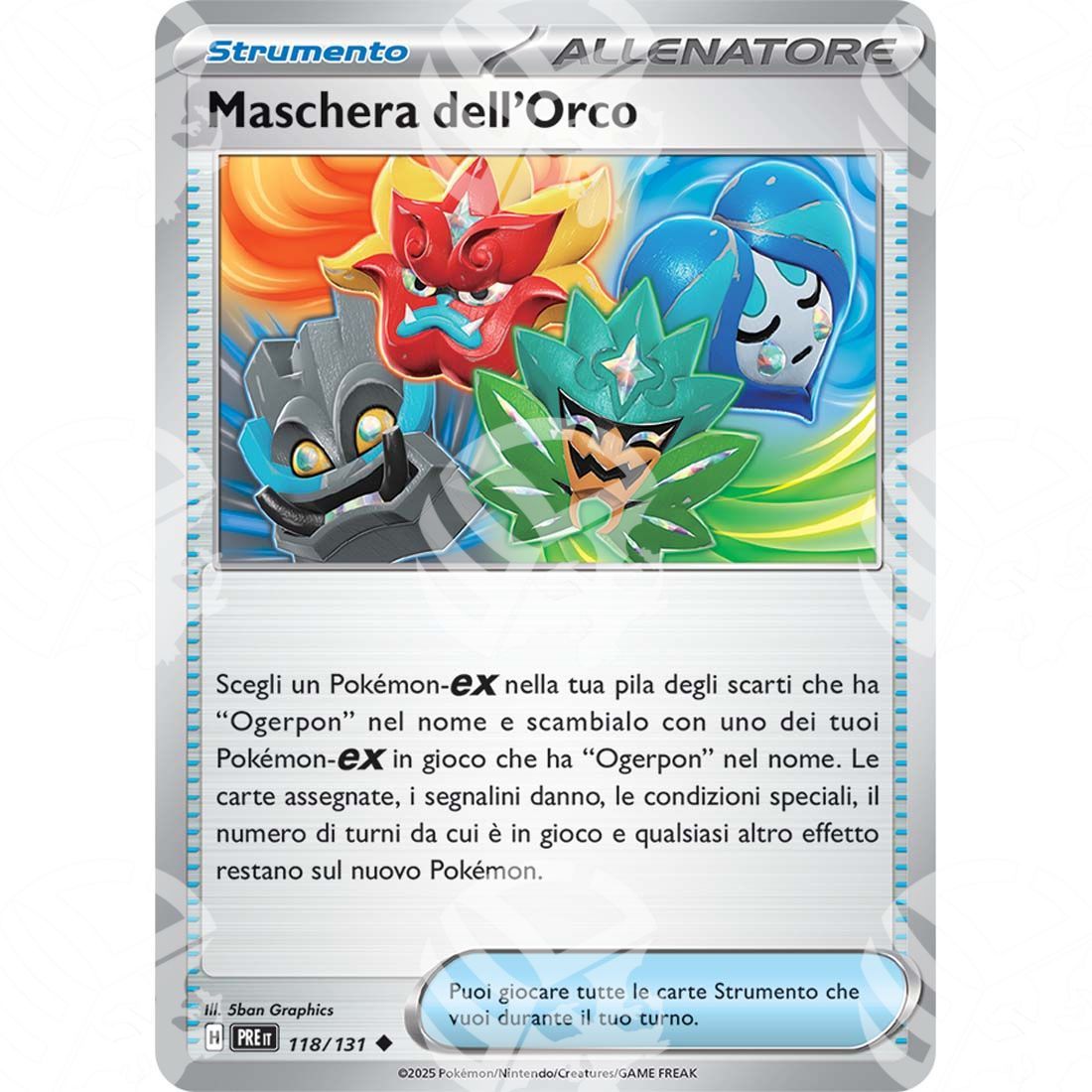 Evoluzioni Prismatiche - Ogre's Mask - 118/131 - Warcard