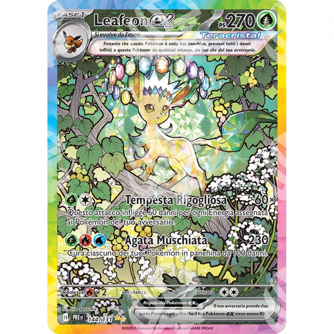Evoluzioni Prismatiche - Leafeon ex - Special Illustration Rare | 144/131 - Warcard
