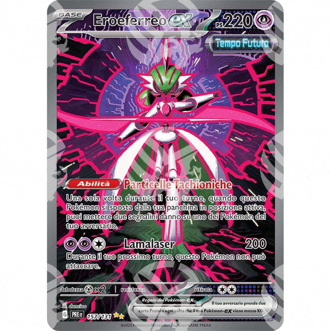Evoluzioni Prismatiche - Iron Valiant ex - Special Illustration Rare | 157/131 - Warcard