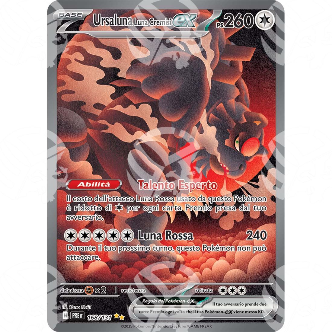 Evoluzioni Prismatiche - Bloodmoon Ursaluna ex - Special Illustration Rare | 168/131 - Warcard