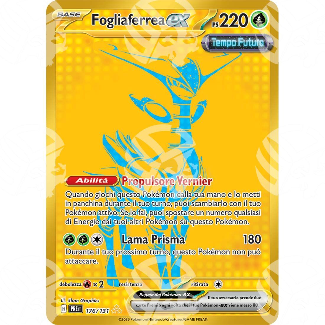 Evoluzioni Prismatiche - Iron Leaves ex - Secret Rare | 176/131 - Warcard