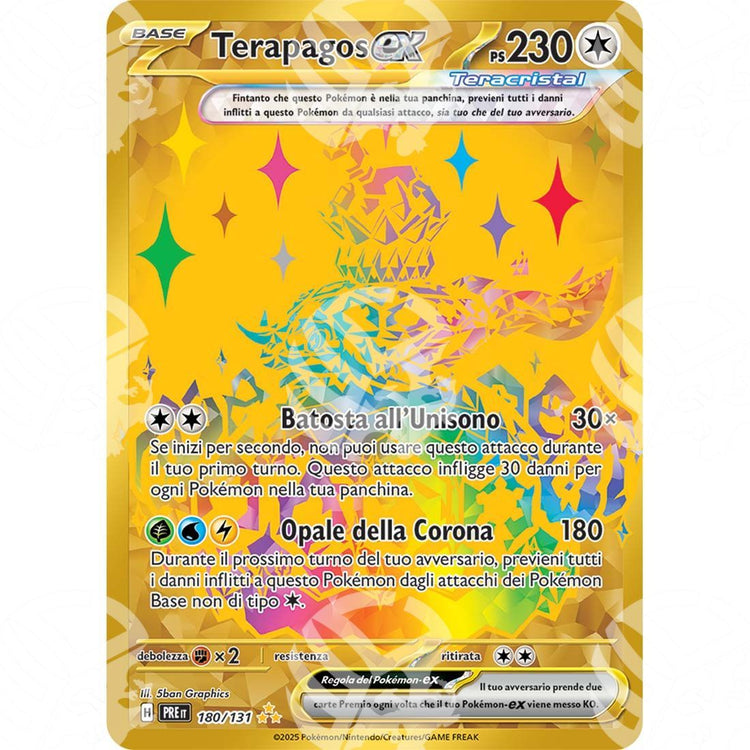 Evoluzioni Prismatiche - Terapagos ex - Secret Rare | 180/131 - Warcard
