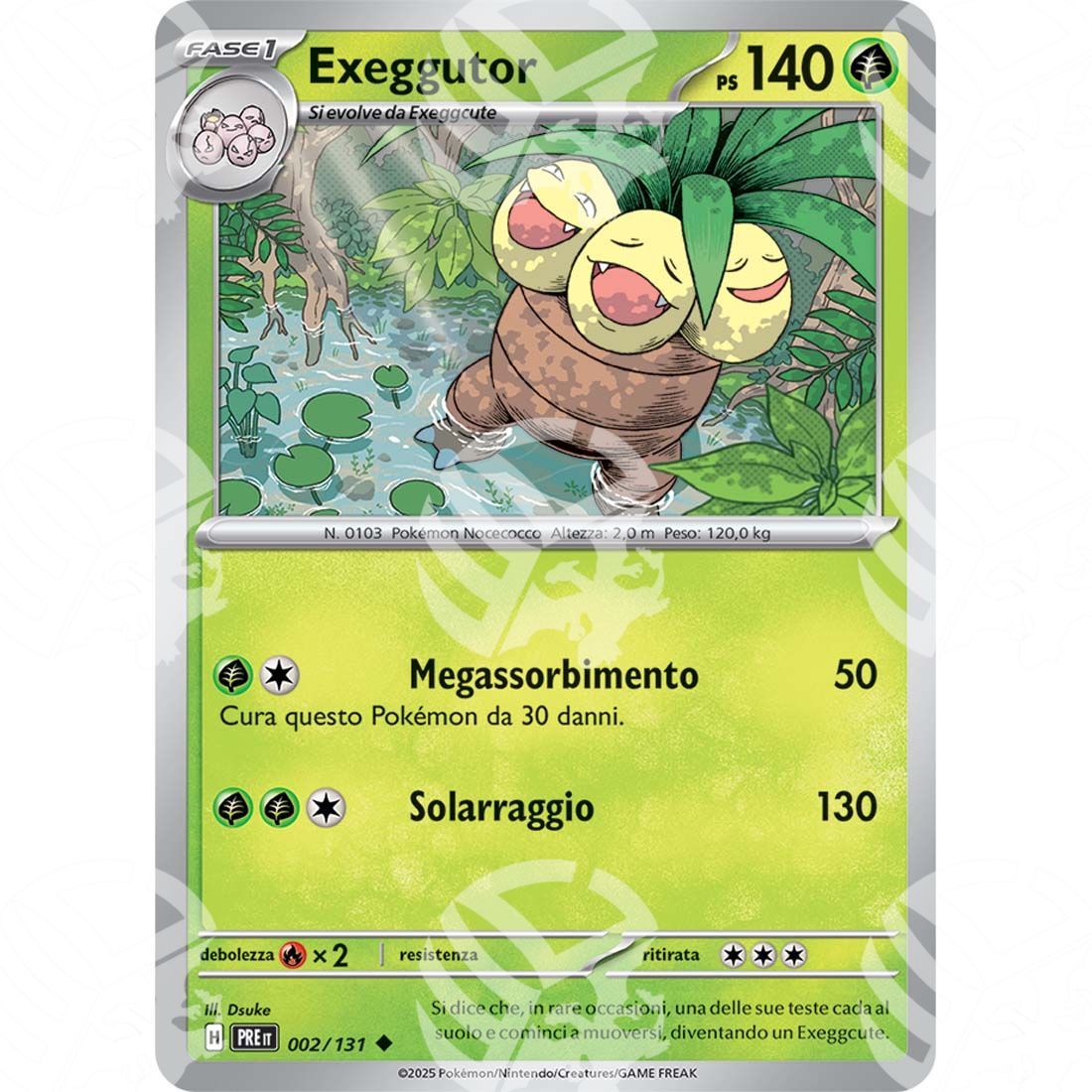 Evoluzioni Prismatiche - Exeggutor - 002/131 - Warcard
