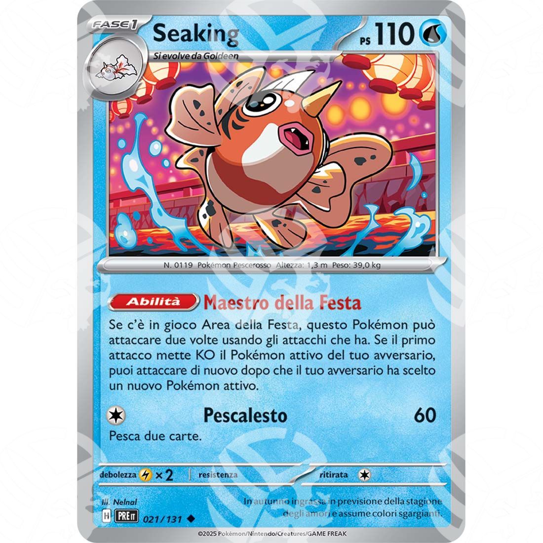 Evoluzioni Prismatiche - Seaking - 021/131 - Warcard