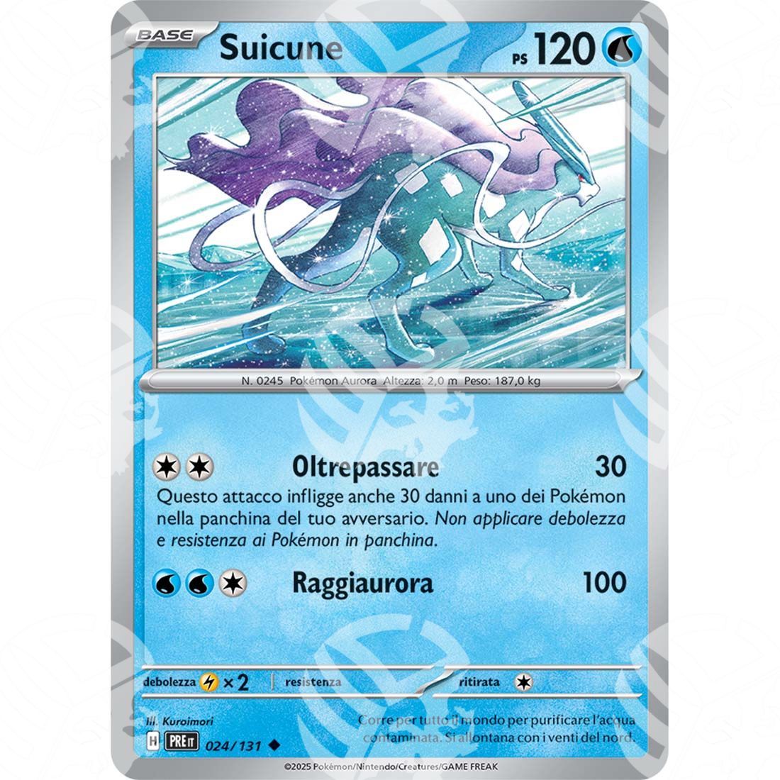 Evoluzioni Prismatiche - Suicune - 024/131 - Warcard