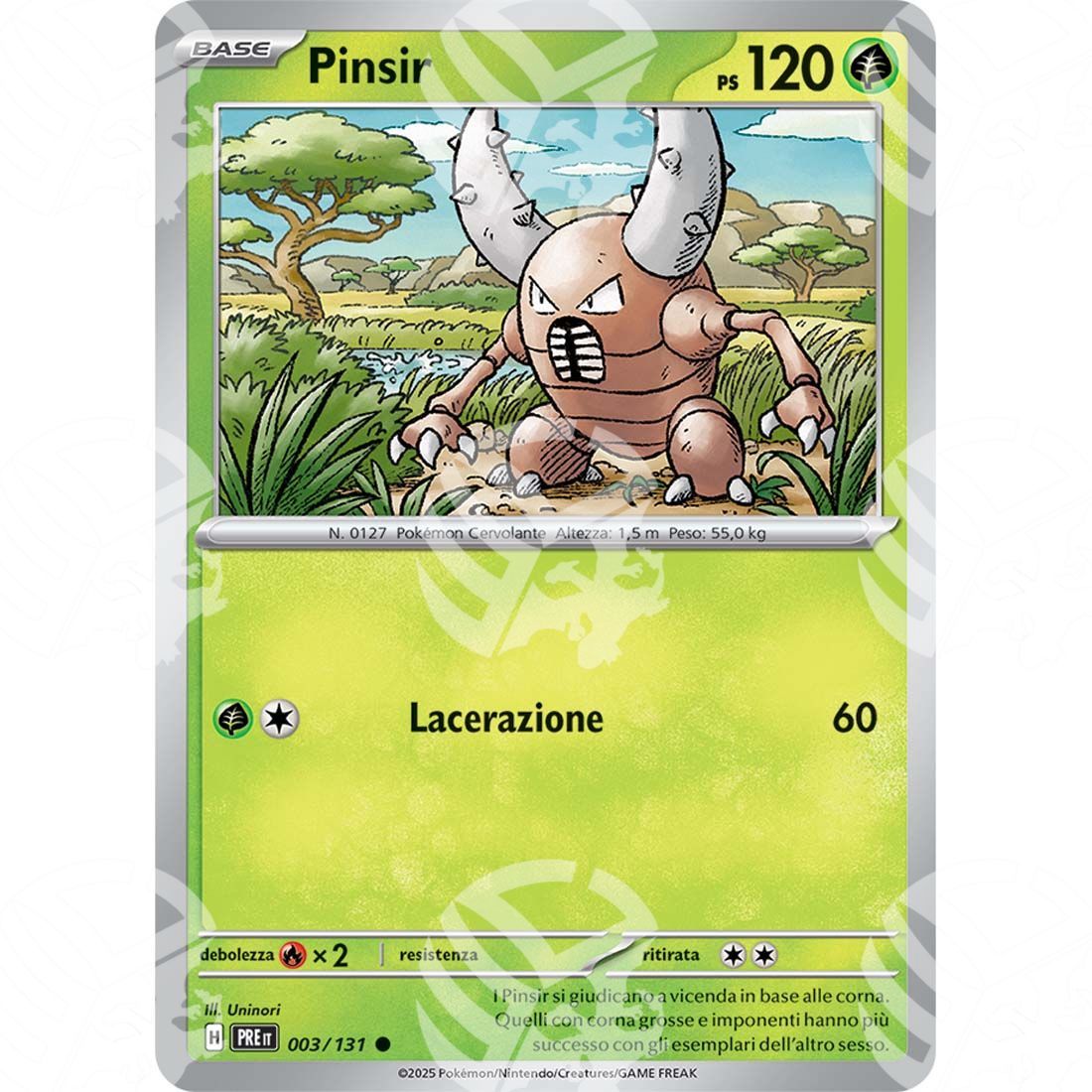 Evoluzioni Prismatiche - Pinsir - 003/131 - Warcard