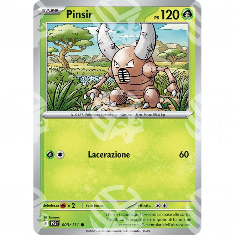 Evoluzioni Prismatiche - Pinsir - 003/131 - Warcard