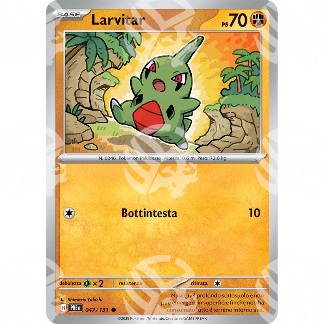 Evoluzioni Prismatiche - Larvitar - 047/131 - Warcard