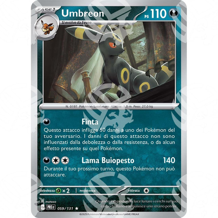 Evoluzioni Prismatiche - Umbreon - 059/131 - Warcard