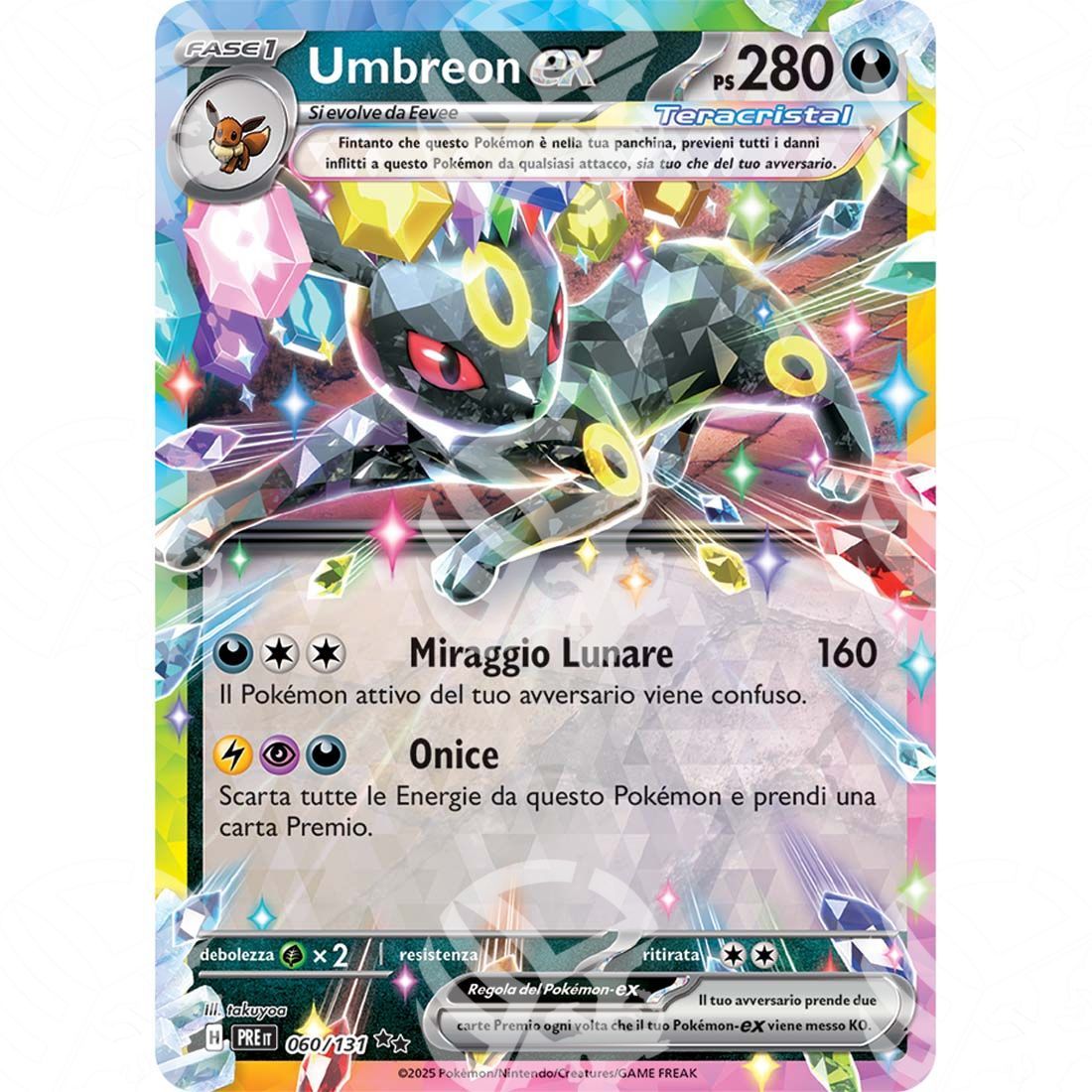 Evoluzioni Prismatiche - Umbreon ex - Ultra Rare | 060/131 - Warcard