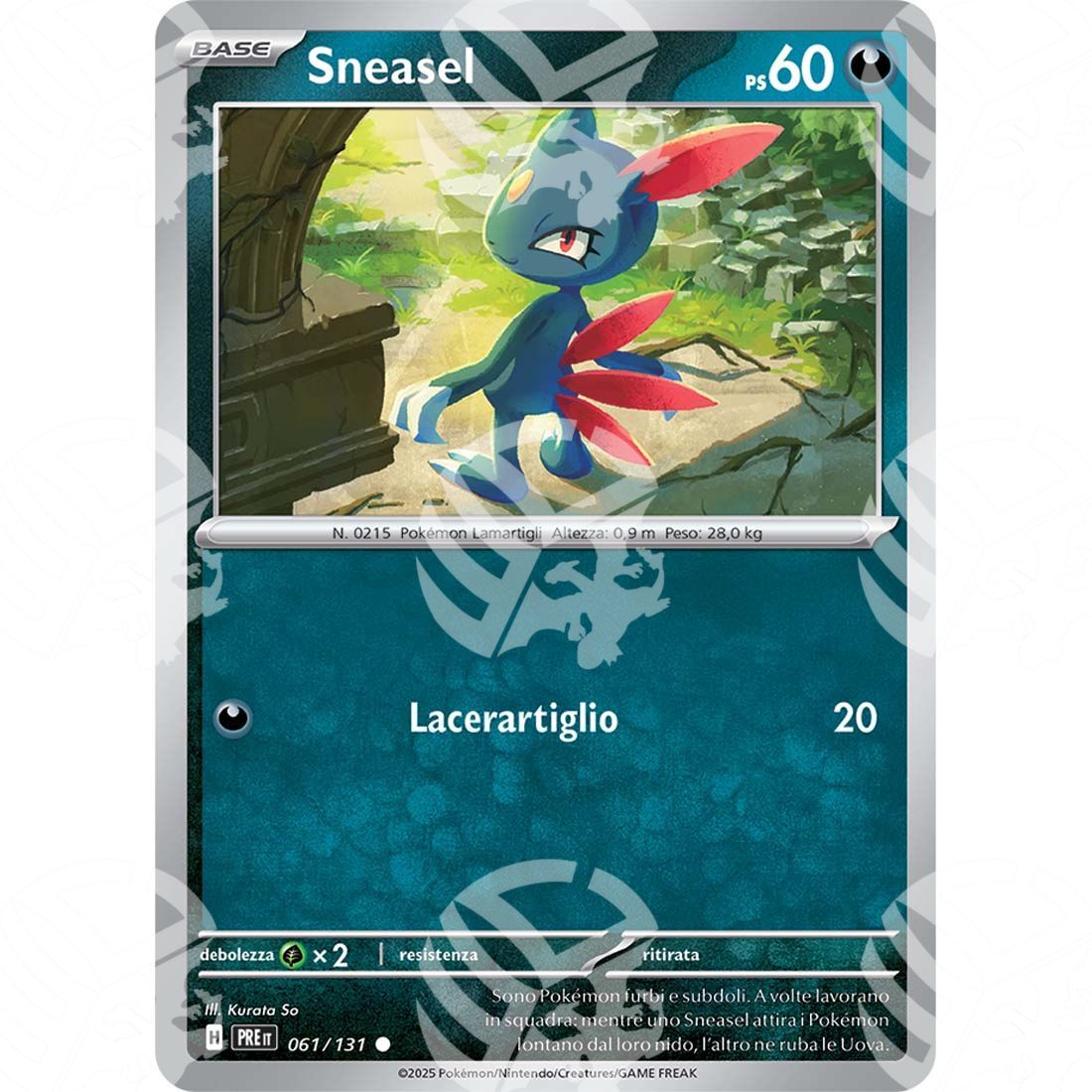 Evoluzioni Prismatiche - Sneasel - 061/131 - Warcard