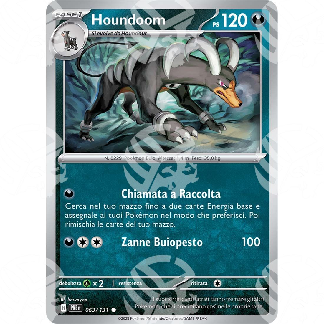 Evoluzioni Prismatiche - Houndoom - 063/131 - Warcard
