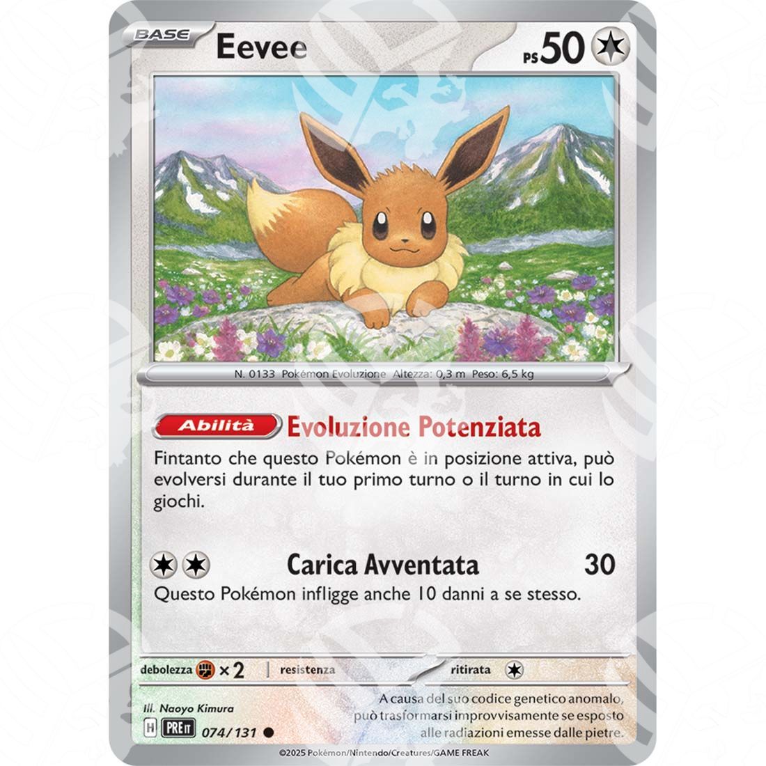Evoluzioni Prismatiche - Eevee - 074/131 - Warcard