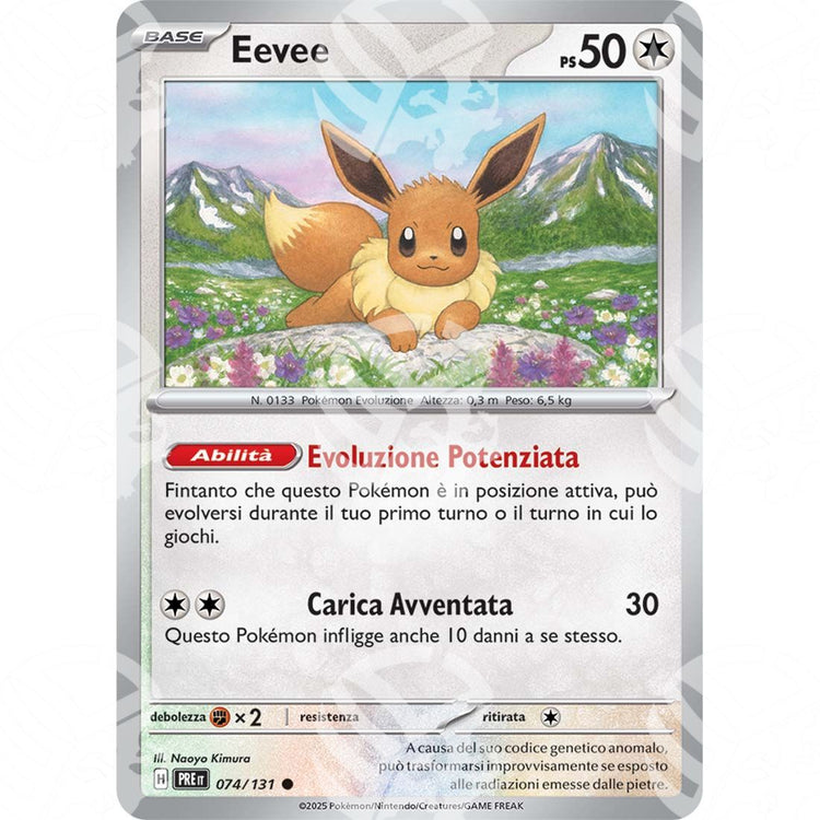 Evoluzioni Prismatiche - Eevee - 074/131 - Warcard