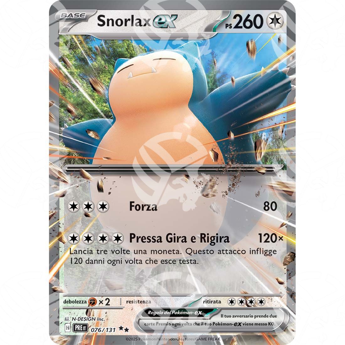 Evoluzioni Prismatiche - Snorlax ex - Ultra Rare | 076/131 - Warcard