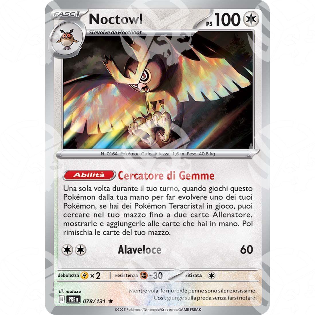 Evoluzioni Prismatiche - Noctowl - 078/131 - Warcard