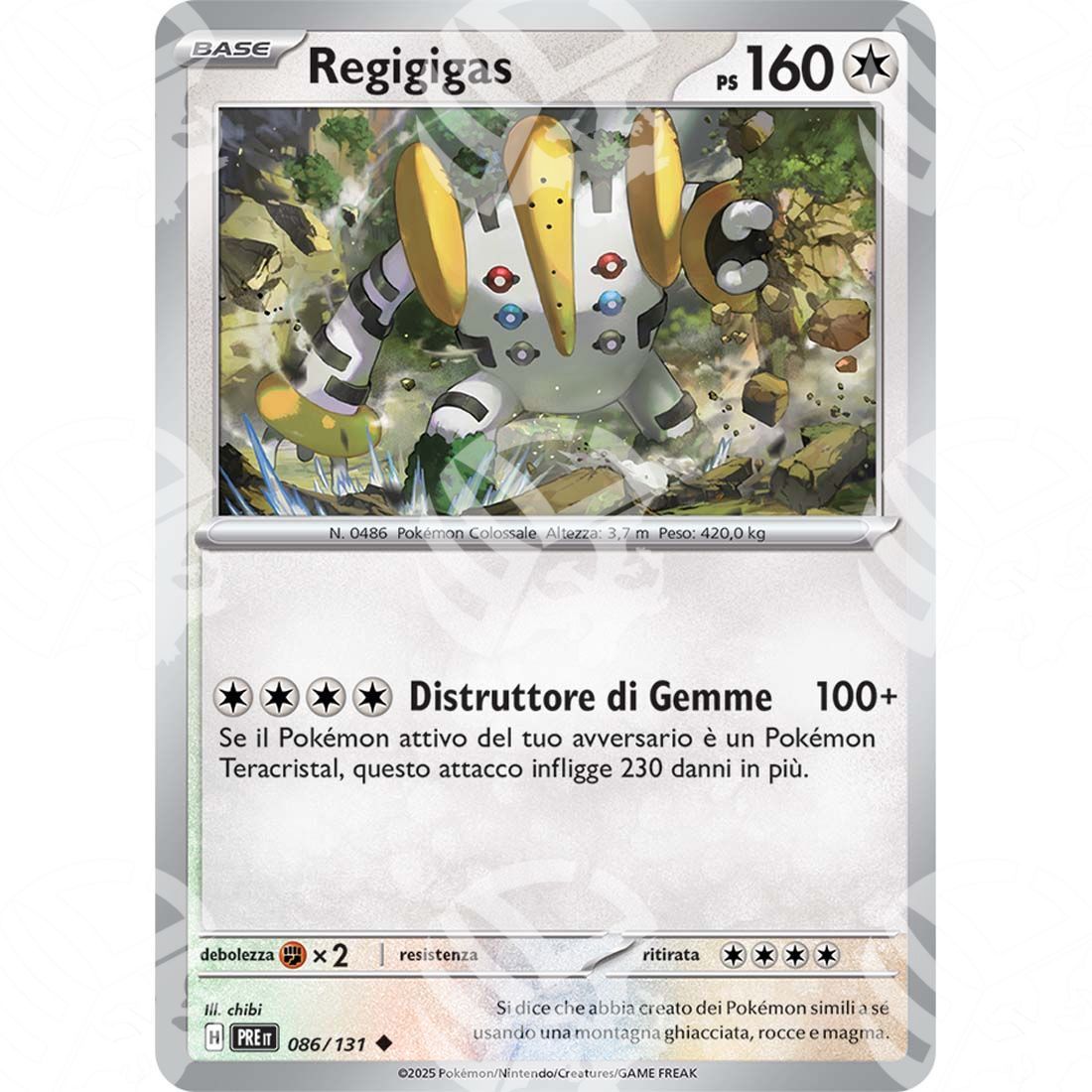 Evoluzioni Prismatiche - Regigigas - 086/131 - Warcard