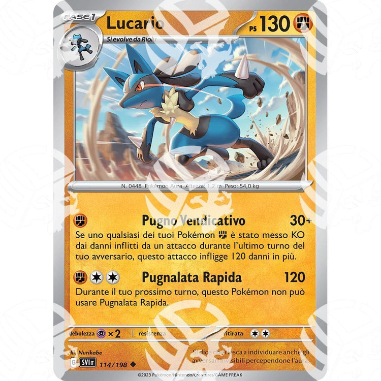 Scarlatto e Violetto - Lucario - 114/198 - Warcard - Scarlatto e Violetto - Lucario - 114/198 i prezzi più bassi sul mercato, solo da www.warcardshop.com! Carte singole, box, buste e mazzi.