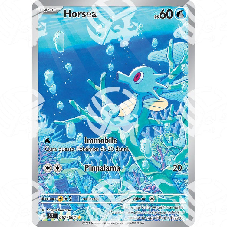 Segreto Fiabesco - Horsea - Illustration Rare 067/064 - Warcard