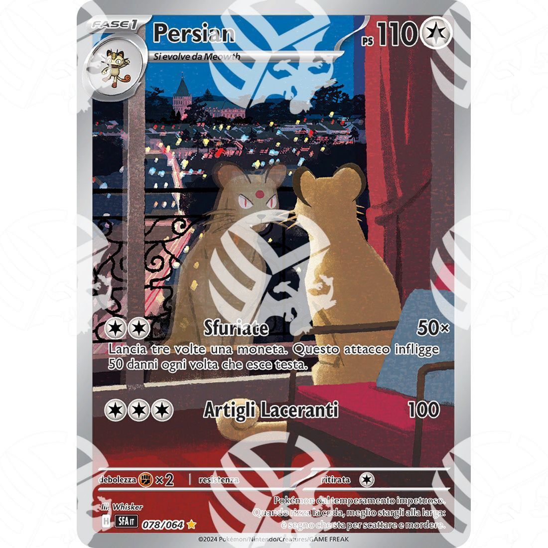 Segreto Fiabesco - Persian - Illustration Rare 078/064 - Warcard