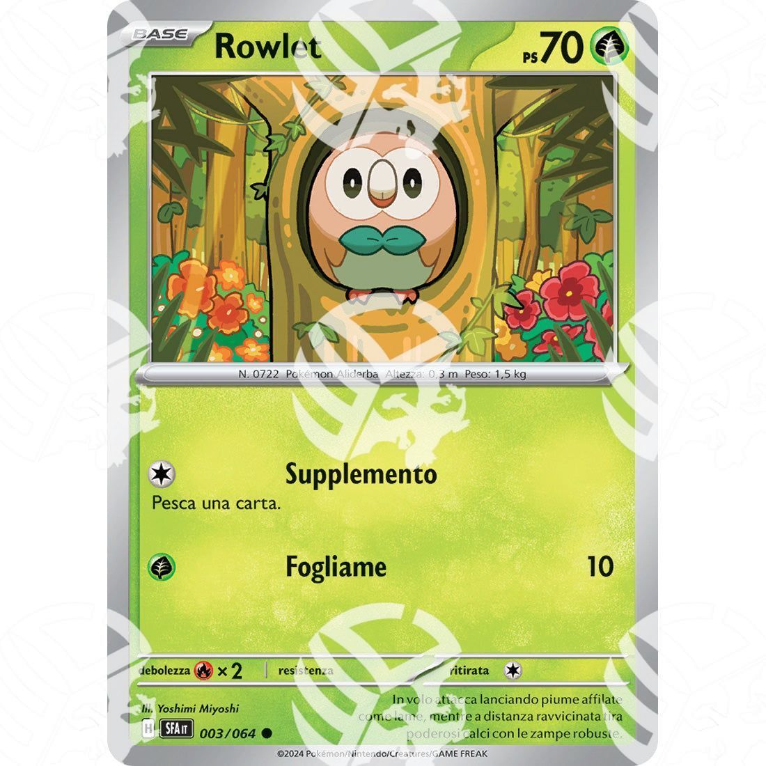 Segreto Fiabesco - Rowlet - 003/064 - Warcard