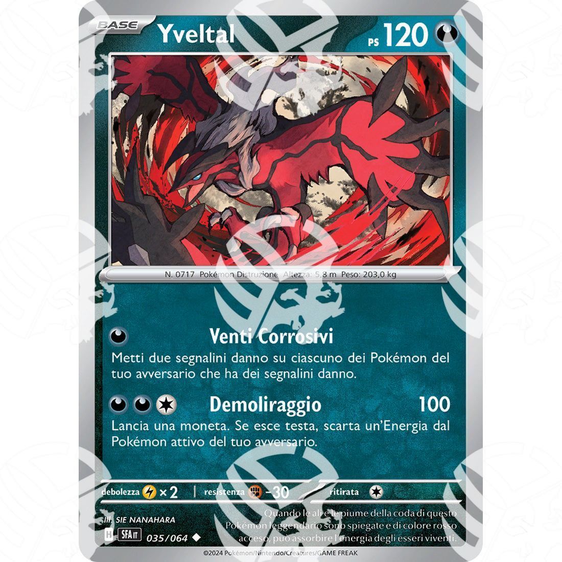 Segreto Fiabesco - Yveltal - 035/064 - Warcard