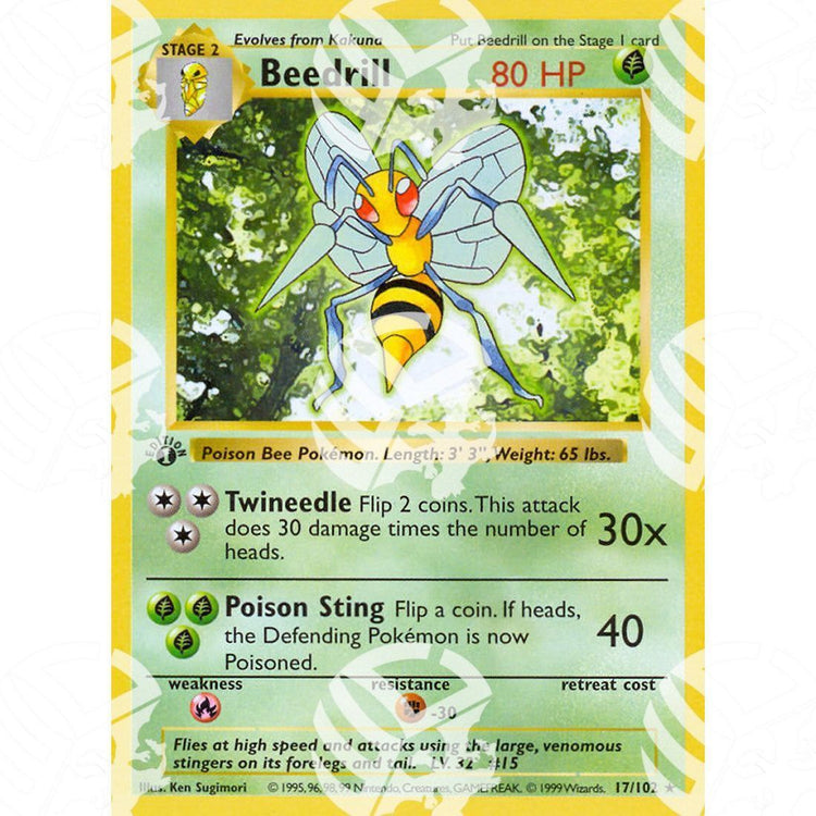Set Base - Beedrill - 17/102 - Warcard