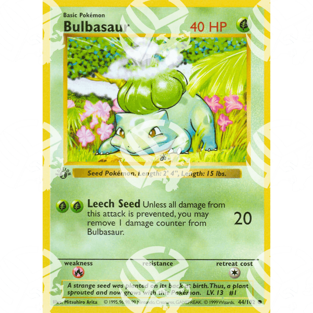 Set Base - Bulbasaur - 44/102 - Warcard