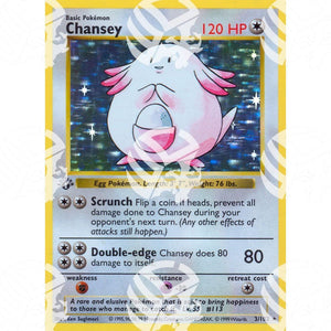 Set Base - Chansey - Holo Rare 3/102 - Warcard