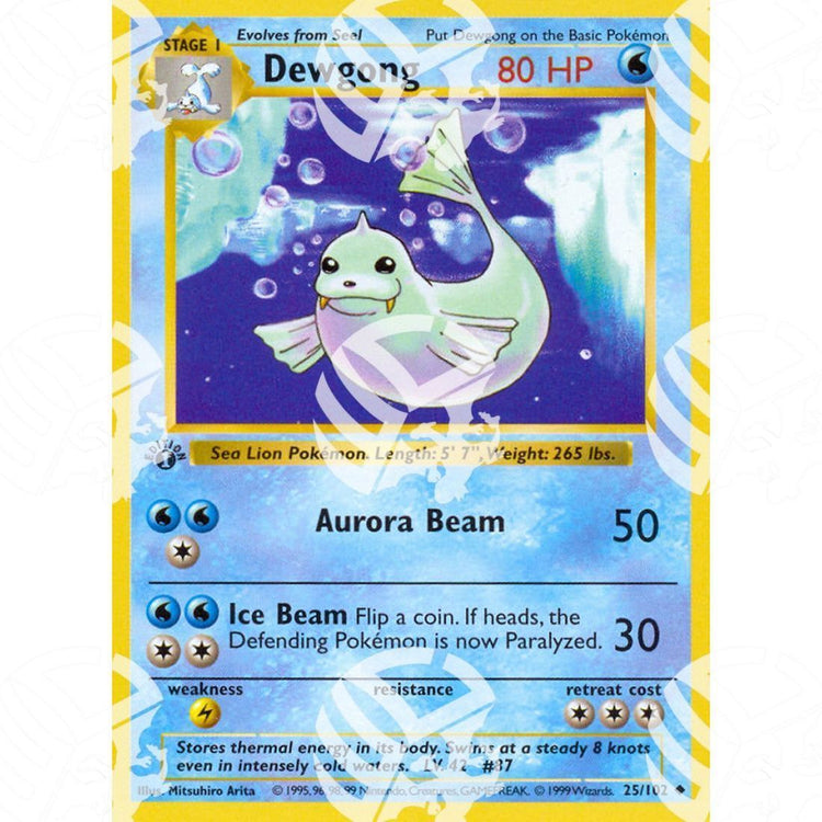 Set Base - Dewgong - 25/102 - Warcard