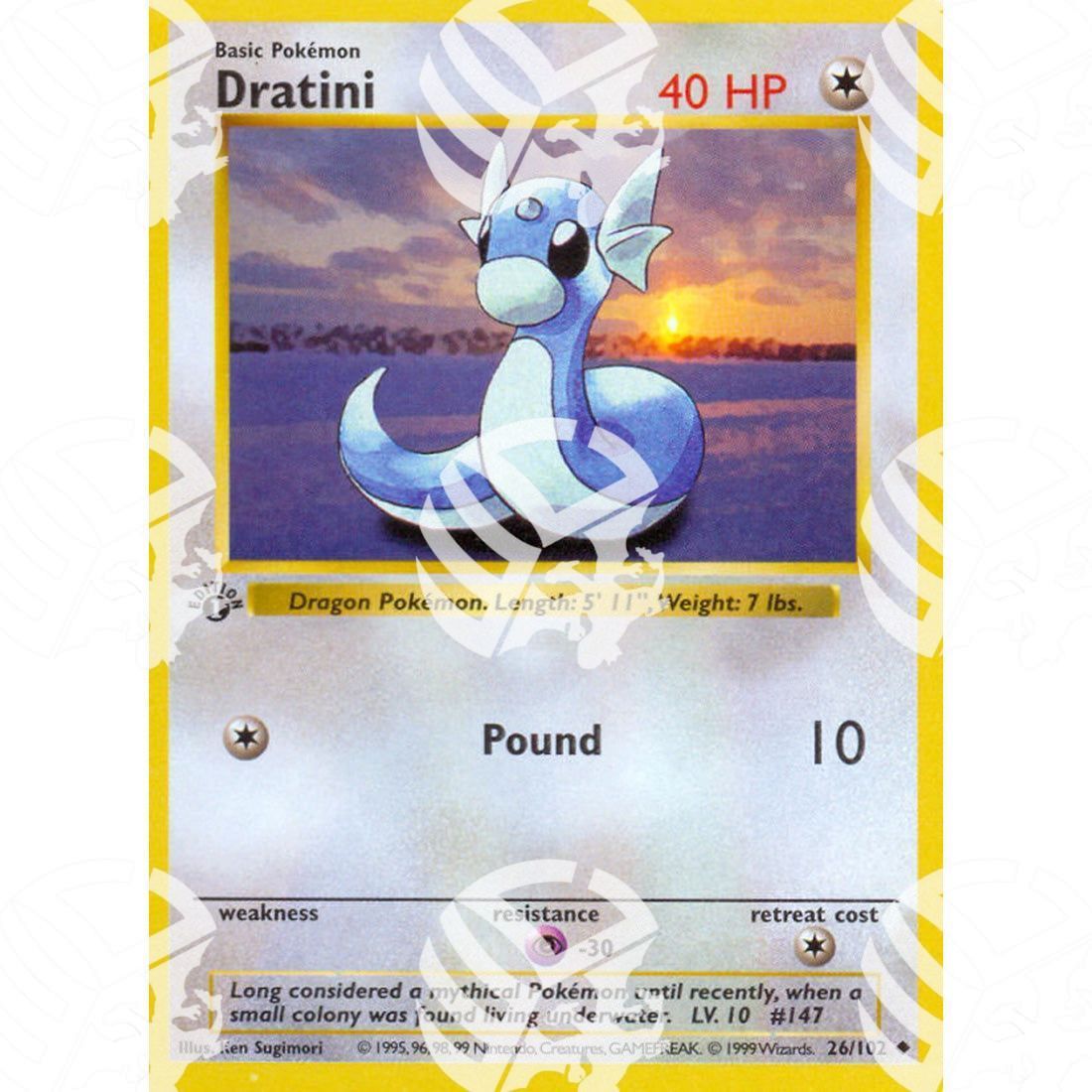 Set Base - Dratini - 26/102 - Warcard