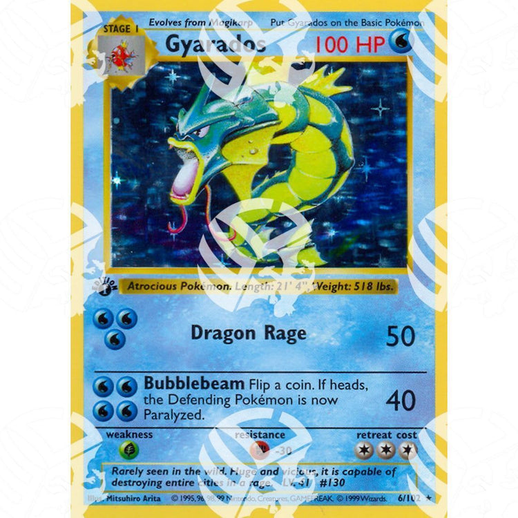 Set Base - Gyarados - Holo Rare 6/102 - Warcard