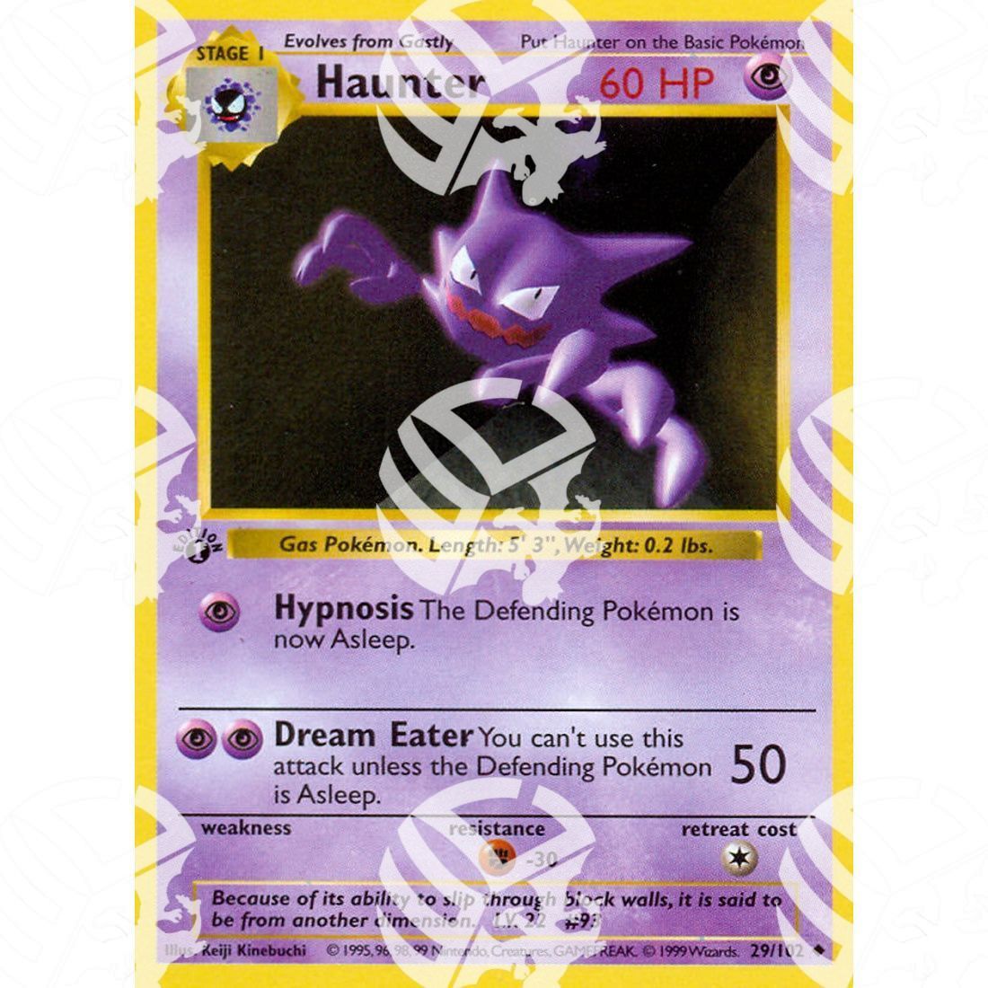 Set Base - Haunter - 29/102 - Warcard