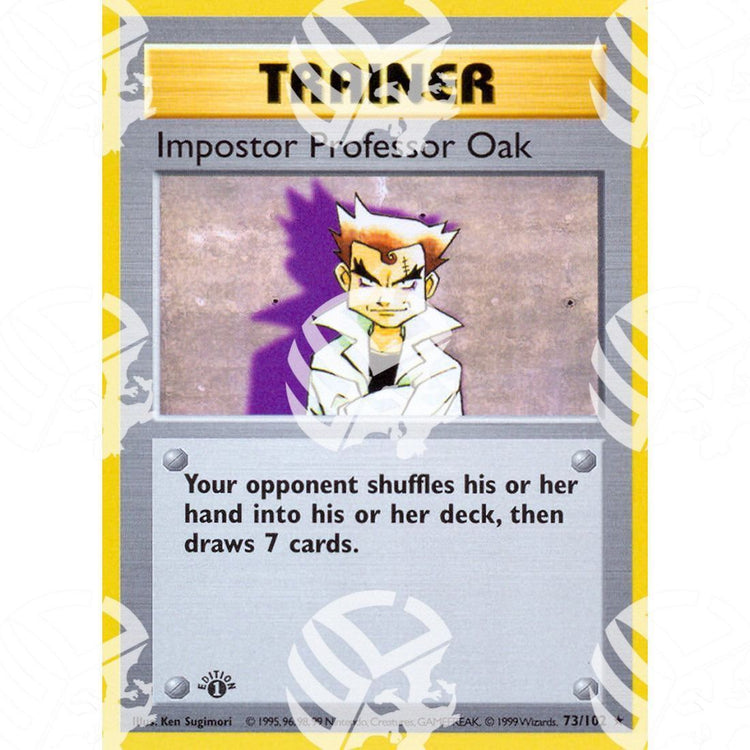 Set Base - Imposter Professor Oak - 73/102 - Warcard