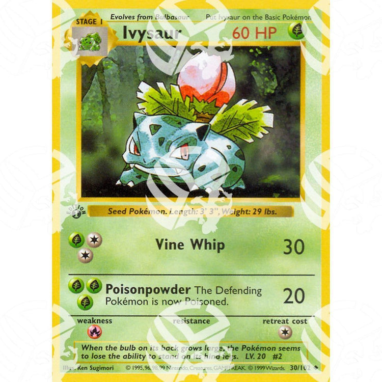 Set Base - Ivysaur - 30/102 - Warcard