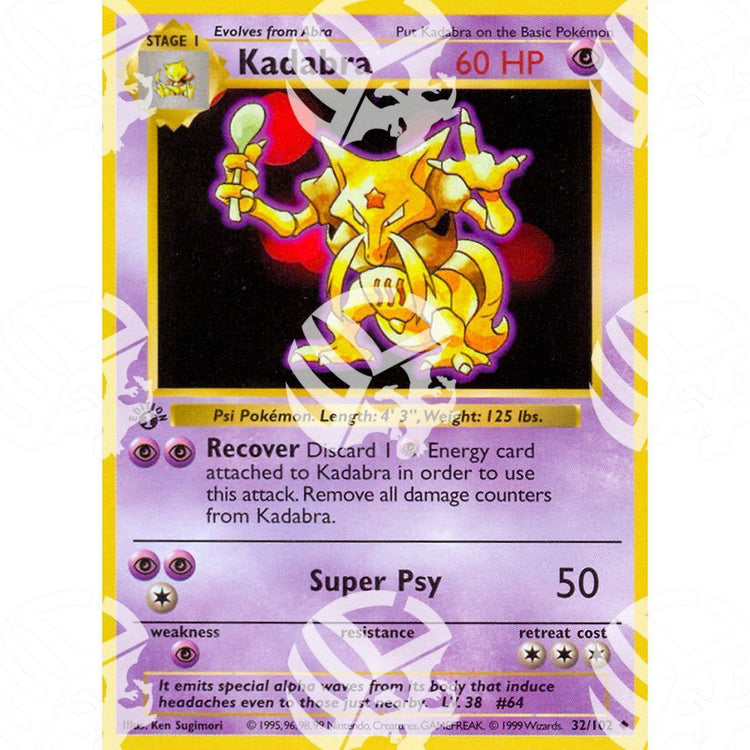 Set Base - Kadabra - 32/102 - Warcard