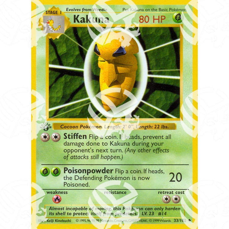 Set Base - Kakuna - 33/102 - Warcard
