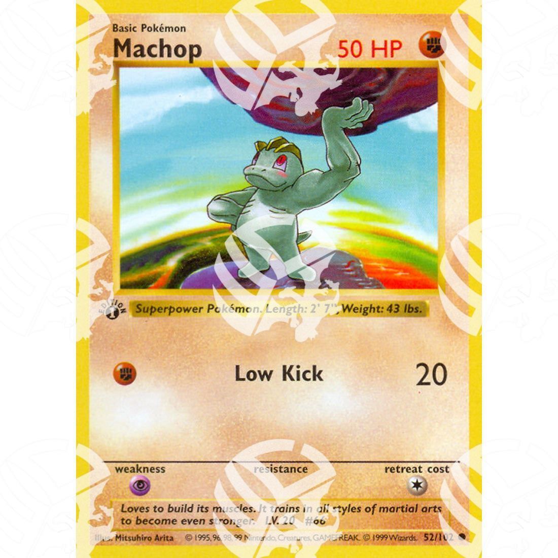 Set Base - Machop - 52/102 - Warcard