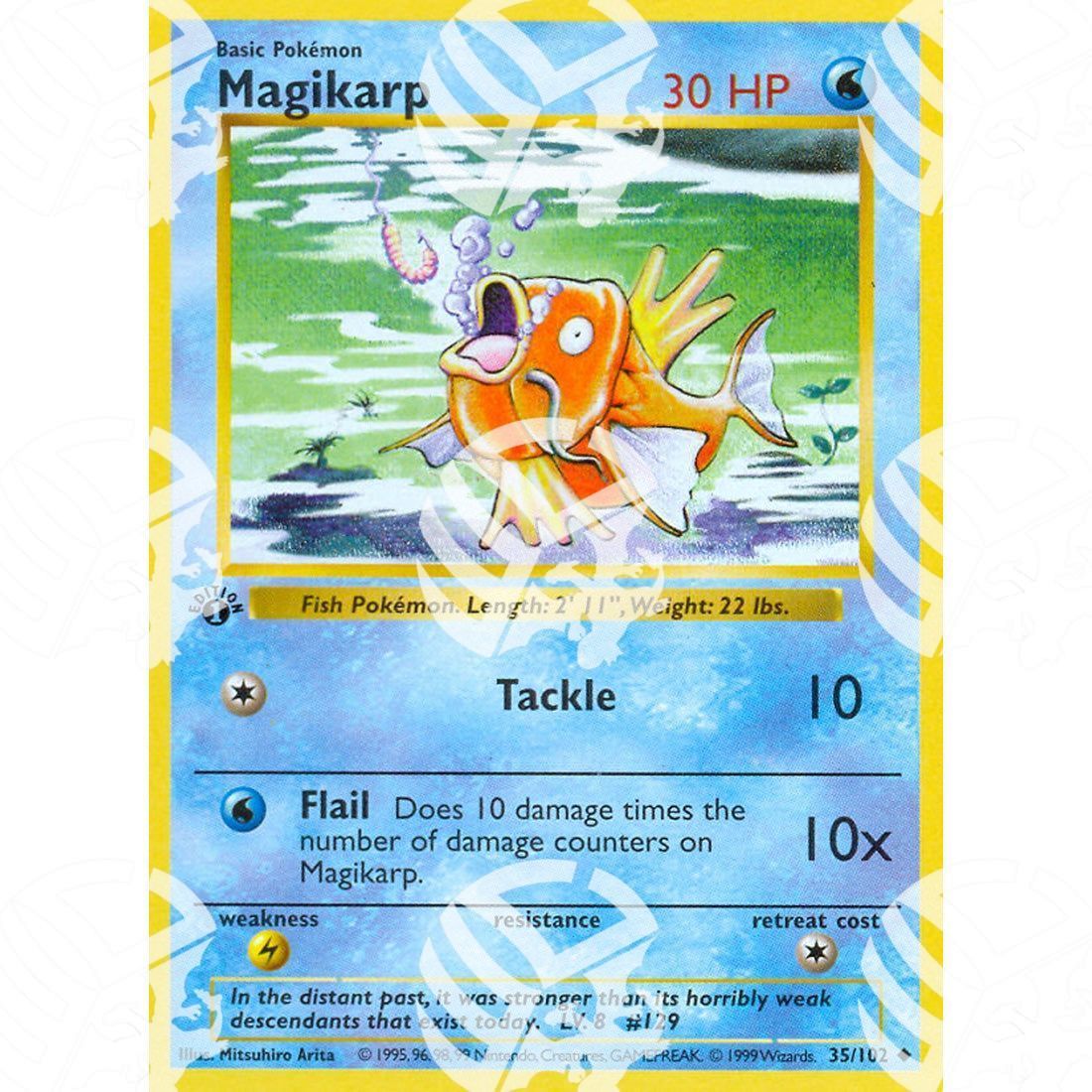 Set Base - Magikarp - 35/102 - Warcard