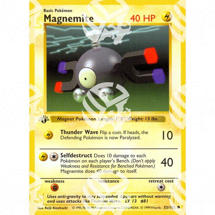 Set Base - Magnemite - 53/102 - Warcard