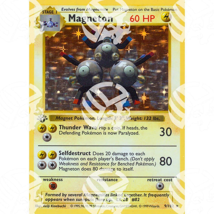 Set Base - Magneton - Holo Rare 9/102 - Warcard